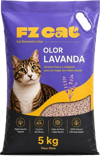 5 kg bag of FZ CAT lavender scent litter